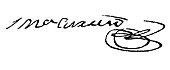 signature de José María Carreño