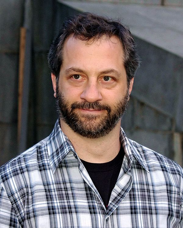 The 40-Year-Old Virgin was directed by Judd Apatow (pictured in 2012), who co-wrote it with Steve Carell.