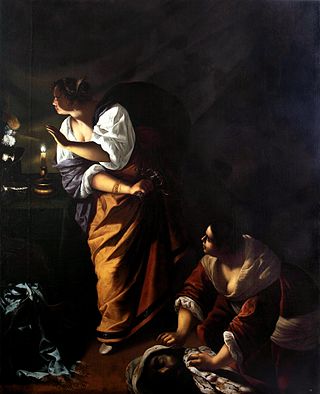 <i>Judith and her Maidservant</i> (Gentileschi, Naples)