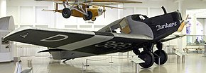 ドイツ博物館のユンカース F.13