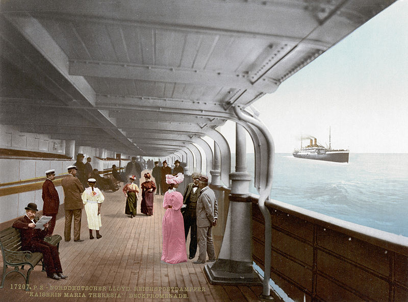 File:Kaiserin Maria Theresia promenade deck.jpg