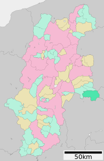 川上村 (長野県)位置図