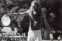 As a hippie, Ken Westerfield helped to popularize the alternative sport of Frisbee in the 1960s–70s, that has become today's disc sports