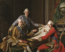 Alexander Roslin: King Gustav III of Sweden and his Brothers