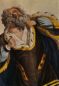 Reĝo Lear prezentanta Ludwig Devrient kiel Reĝo Lear, verŝajne farita por produktado de Jean-François Ducis en 1769.