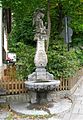 Fountain with figure of Saint Michael