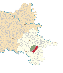Location of Komletinci