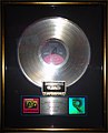 LA Woman gold record, Hard Rock Cafe Hollywood.JPG