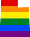LGBT flag map of Utah.svg