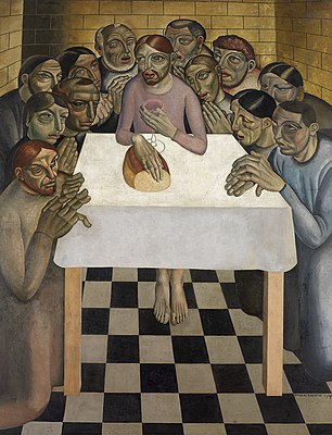 Last Supper, by Gustave Van de Woestijne, 1927