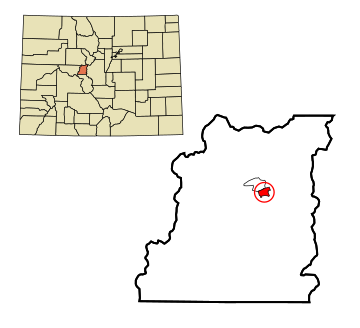 File:Lake County Colorado Incorporated and Unincorporated areas Leadville Highlighted.svg