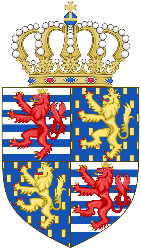 ไฟล์:Lesser coat of arms of the Grand Duke of Luxembourg (2000).svg