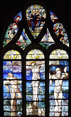 The Passion of Christ: the Capture and Crucifixion, Saint-Pierre, Limours, Essonne, France (1520).