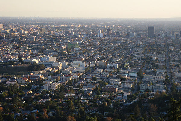 East Hollywood as viewed from the Griffith Observatory