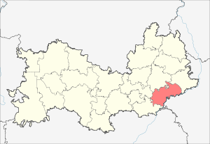 Большеберезниковский район на карте