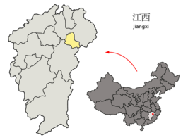 Kaart van Yingtan