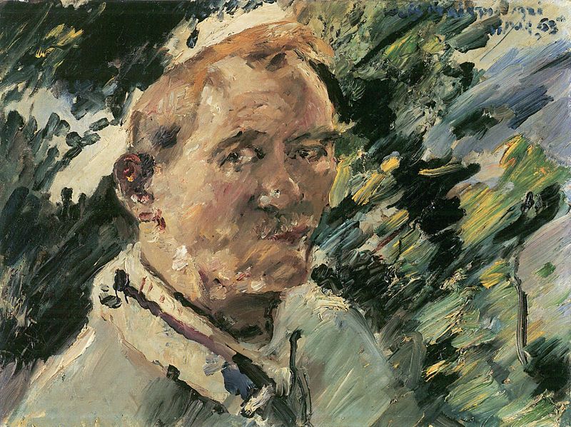 File:Lovis Corinth Kleines Selbstporträt vor dem Walchensee 1921.jpg