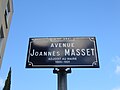 Lyon 9e - Avenue Joannès Masset - Plaque (fév 2019).jpg