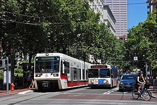 <span class="mw-page-title-main">Portland Transit Mall</span> Public transit corridor in Portland, US