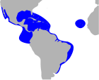 Aire de répartition de la Frégate superbe