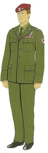 Униформа на майор от полската армия
