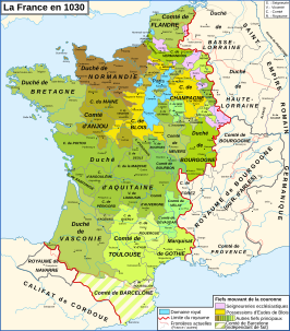 Frankrijk rond 1030