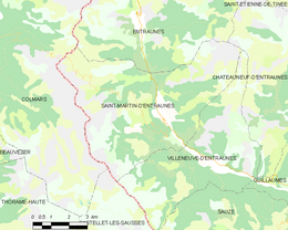 Saint-Martin-d'Entraunes – Mappa