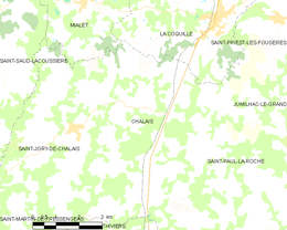 Chalais – Mappa