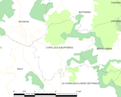 Curtil-sous-Buffières所在地圖 ê uī-tì