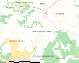 Saint-Romain-en-Viennois - Localizazion