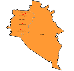 Map of Bera district. Map of Bera District, Pahang.svg