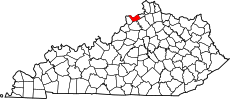 Map of Kentucky highlighting Carroll County.svg