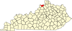 Map of Kentucky highlighting Carroll County.svg