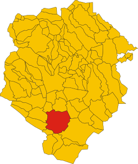 Map of comune of Cerrione (province of Biella, region Piedmont, Italy).svg
