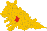 Localització de Curtatone a la província de Màntua