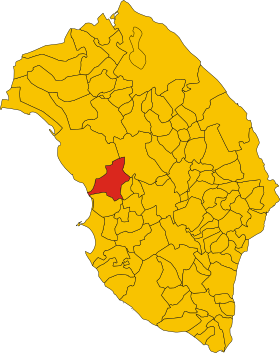 Map of comune of Galatone (province of Lecce, region Apulia, Italy).svg