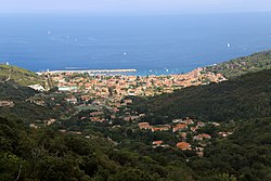 Skyline of Marciana Marina