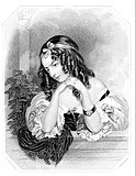 Marion, illustration dans the poem by Byron