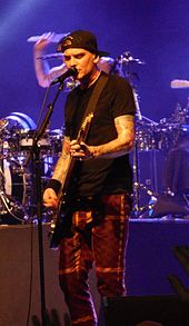 Skiba performing with Blink-182 in 2015 at the Musink Festival Matt Skiba performing with Blink-182 in 2016 at the Musink Festival.jpg