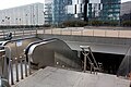 Station Esplanade de la Défense, Ligne 1 métro de Paris. (Accès ouest de la station, coté Courbevoie)