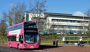 Metro bus, Dundonald (February 2016) - geograph.org.uk - 4821804.jpg