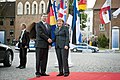 Ministru prezidents Valdis Dombrovskis tiekas ar Vācijas kancleri Angelu Merkeli (7309138336).jpg