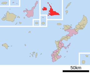 Poziția localității Miyakojima