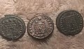 Monedas Romanas con puerta de Campamento romano con el lucero del Alba o estrella de 8 puntas.jpg