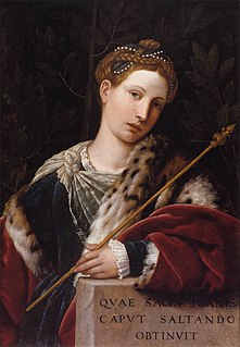 <i>Salomé</i> (Moretto) painting by Moretto da Brescia
