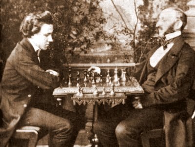 Morphy vs. Löwenthal, 1858