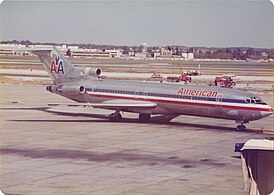 N844AA, задействованный самолет, видимый здесь, октябрь 1981 года.