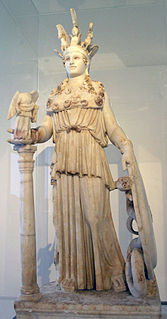 <i>Athena Parthenos</i> Sculpture of the Greek goddess Athena