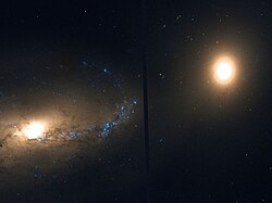 NGC 3227 və NGC 3226