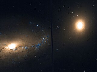 NGC 3226 Dwarf elliptical galaxy in the constellation Leo